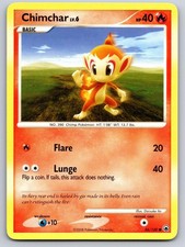 Chimchar 56/100 Common Majestic Dawn Pokemon Moderately Played
