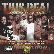 THIS REAL COMPILATION VOL 1 CD 2005 21 TRACKS C-BO YUKMOUTH HINDU MAFIA LIL CYCO