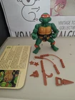 Vintage TMNT Ninja Turtles Figure Michaelangelo 1988 COMPLETE