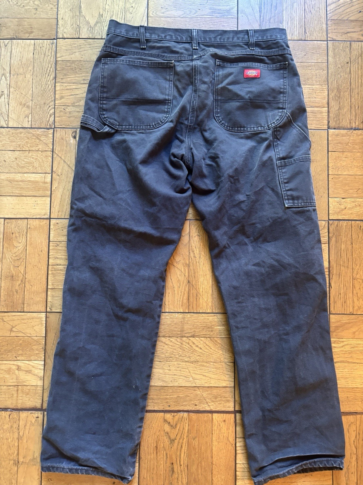 Vintage Y2K Dickies Black Carpenter Skater Baggy Pants 36x34