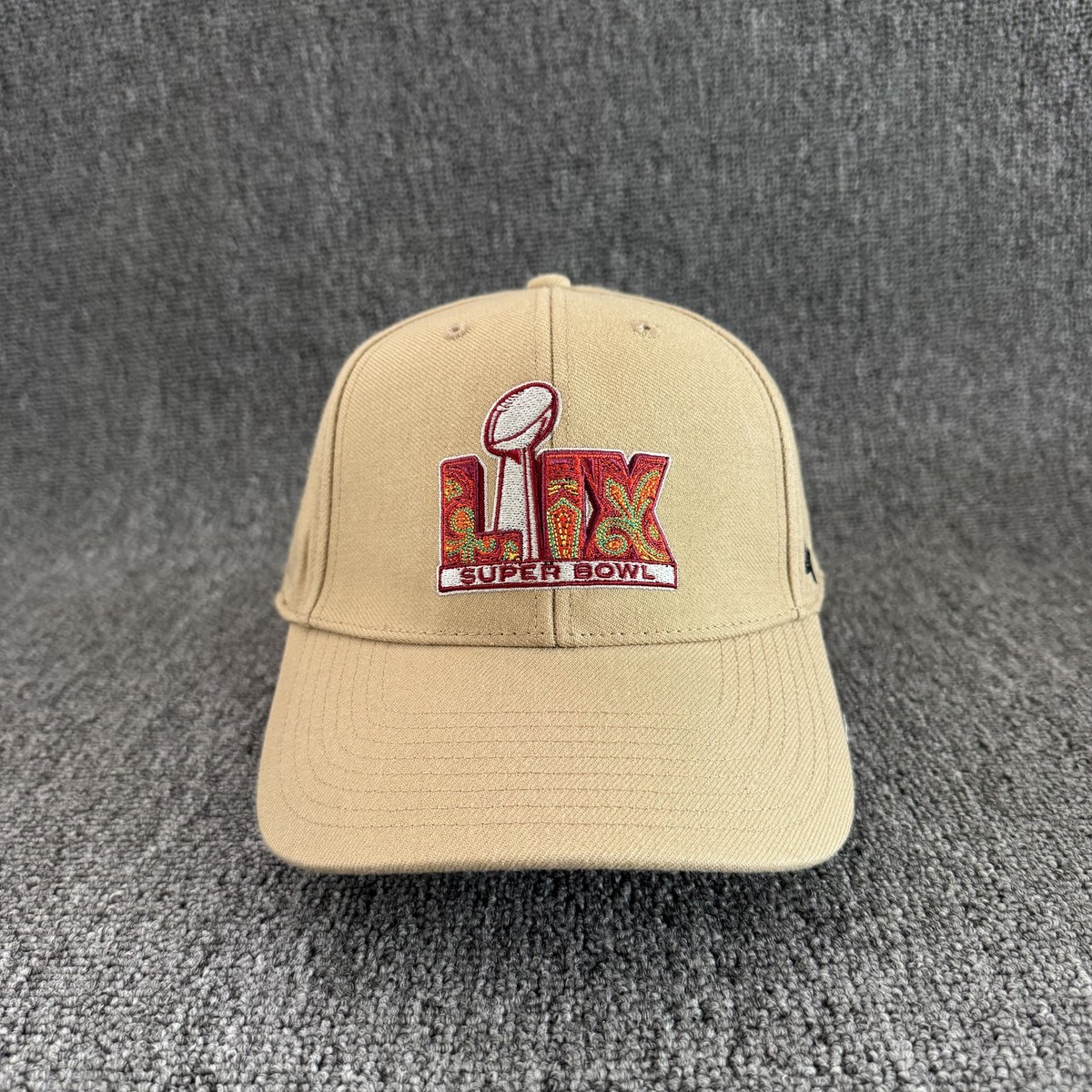'47 Brand Super Bowl LIX Snapback Cap Tan NFL Hat