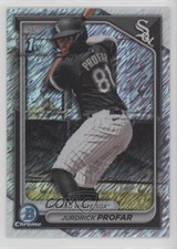 2024 Bowman Chrome Prospects Shimmer Refractor Jurdrick Profar #BCP-218 0ft3