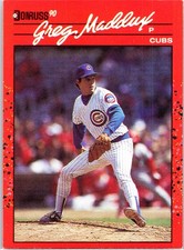 1990 Donruss #158b Greg Maddux