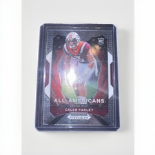 2021 Panini Prizm Draft Picks - All-American Caleb Farley #198 Silver Prizm (RC)