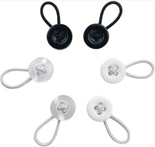Collar Extenders for Shirts, Soft Elastic Neck Relief Button Expanders 6 Pack