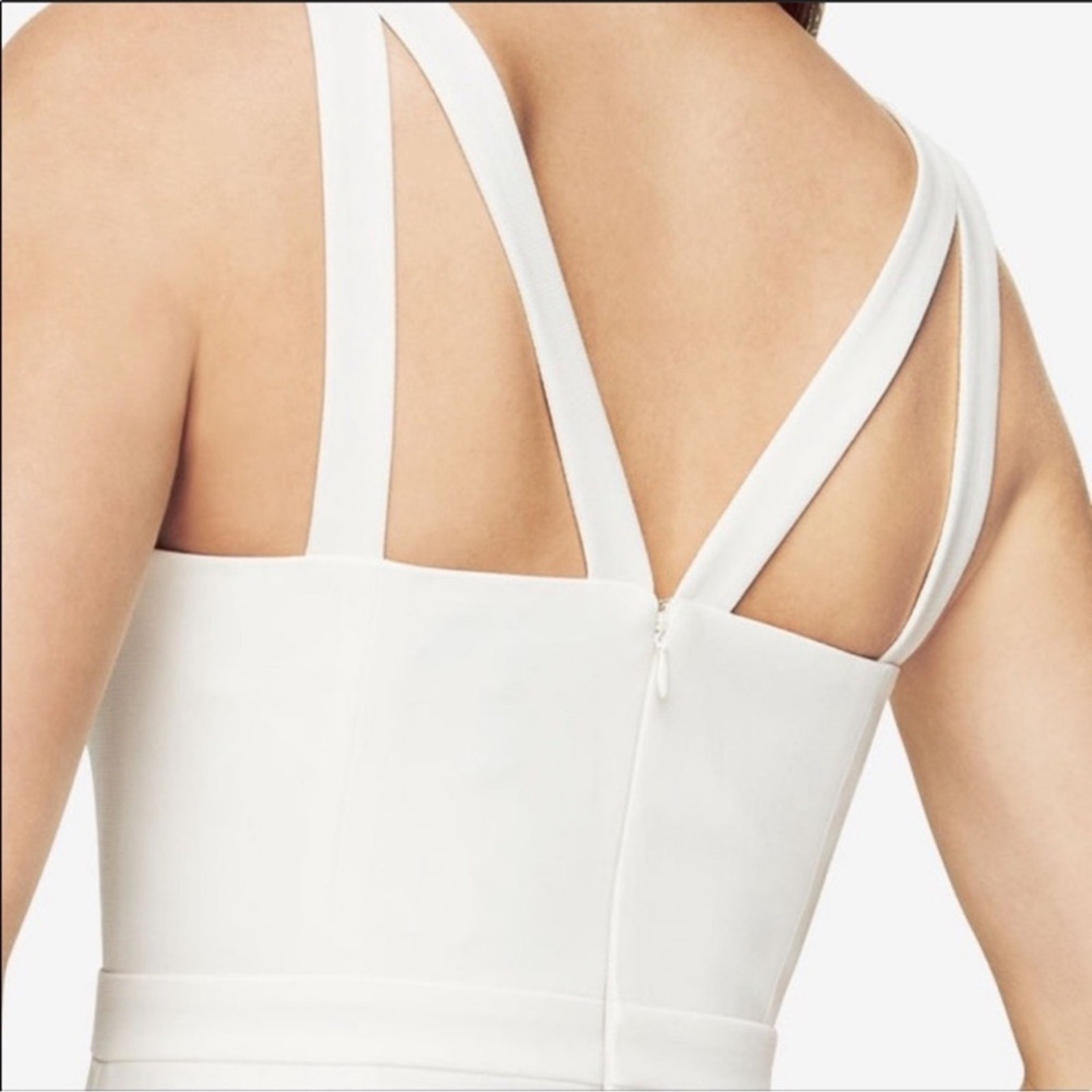 BCBGMaxazria off white Alexia mini dress • size 2 retail $248 thumbnail 4