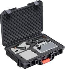 Hard Case for DJI Mini 4 Pro: Waterproof Hard Shell with Foam for DJI Drone Mini