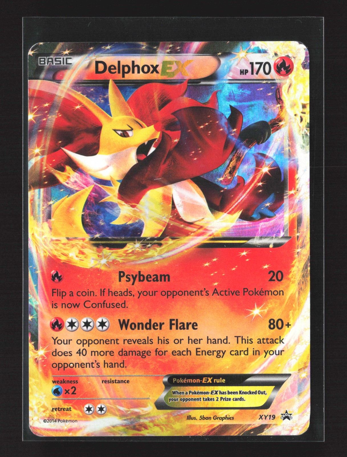 Pokemon XY Promos #XY19 Promo,Holo Delphox EX