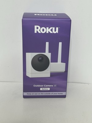 Roku Smart Home Outdoor Camera SE Wi-Fi - Connected Security Surveillance Camera