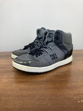 DC SPARK High Rise RS Sneakers Gray Black Youth Kids Skateboarding Shoes Size 3