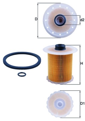 KNECHT KX 81D Fuel Filter for DACIA,RENAULT