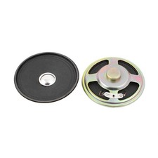 2Pcs 76mm Dia 8 Ohm 3W Metal Shell Ultra-thin Internal Mini Speakers Magnetic