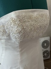 A-line Vintage Wedding Gown With Beadwork