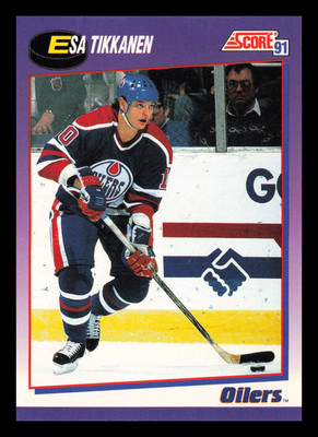 Esa Tikkanen #241 1991-92 Score American Edmonton Oilers Hockey