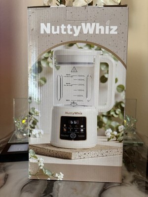 NuttyWhiz Electric Soup & Nut Milk Maker White Small Kitchen Appliance