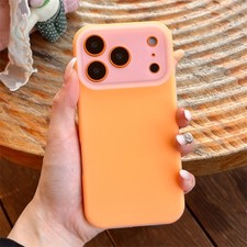 Shockproof Liquid Silicone Soft Case For iPhone 17 Air 16 Pro Max 15 14 13 12 11