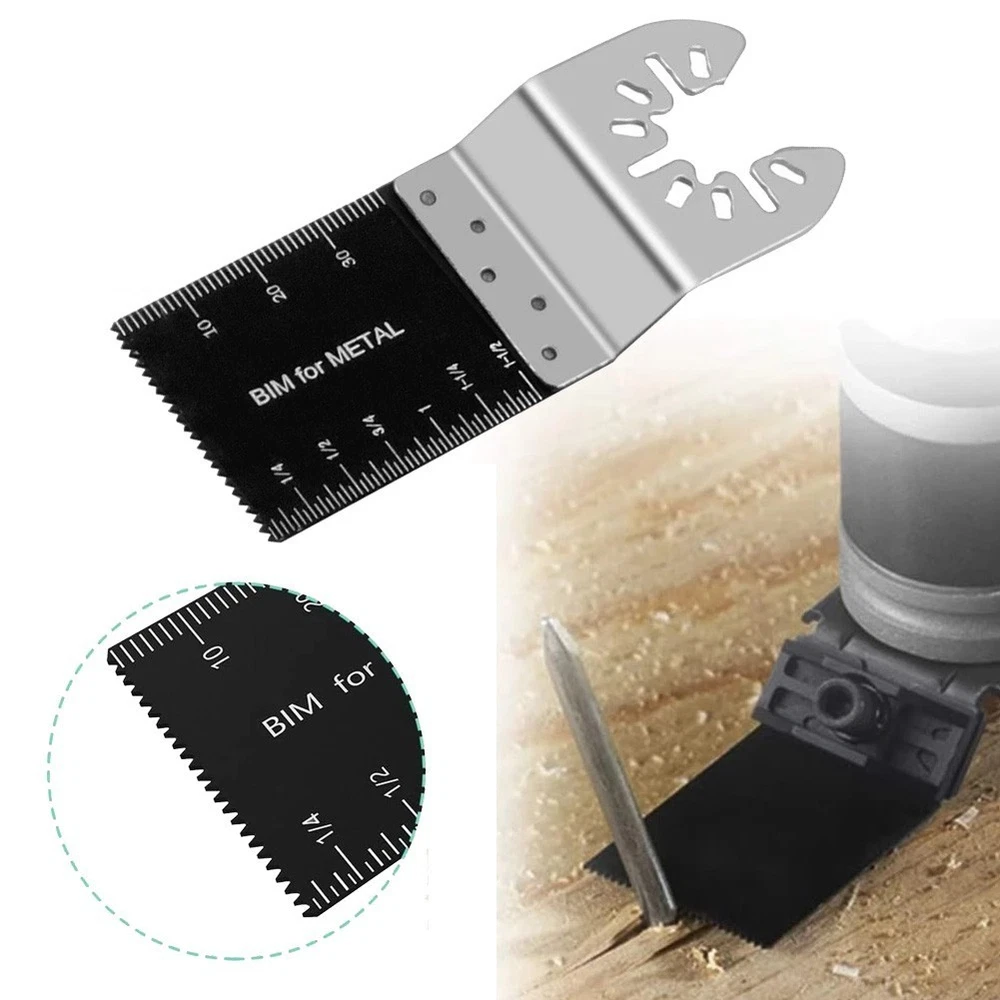 Bi-Metal Oscillating Saw Blade 89x34mm for Metal Wood Garden Cutting