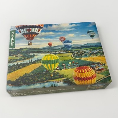 NEW Puzzle Canvas Wall Art 366 Plastic Pieces Ken Zylla - Ballooners Rally
