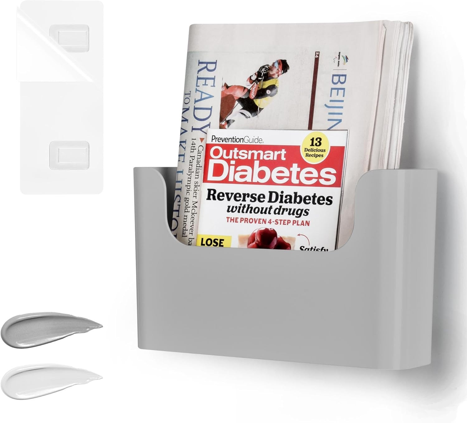 Holder - Office Wall Hanging Files & Magazines Or...