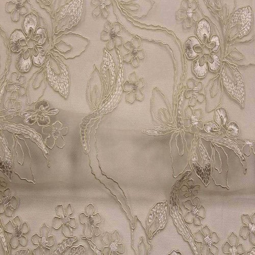HOLIDAY Embroidered Mesh Fabric. Lace Netting Material 54 Inch in Width | Home D - Bild 4 von 16