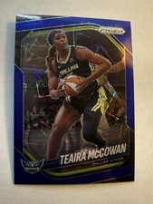 2025 Panini Prizm WNBA Blue Velocity Prizm #48 Teaira McCowan Wings