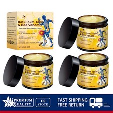 3Pack Botulinum Toxin Bee Venom-Relief Bone Healing Cream Professional Care