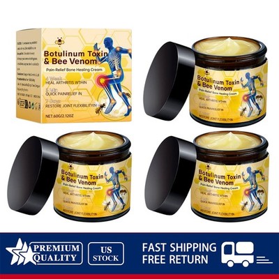 3Pack Botulinum Toxin & Bee Venom-Relief Bone Healing Cream Professional Care