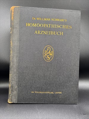 1924 Homeopathic Remedies Medical Willmar Schwabe Germany