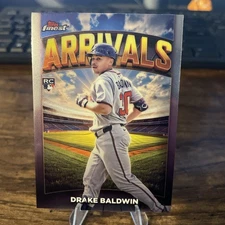2025 Topps Finest - Arrivals Drake Baldwin #A-14 (RC)