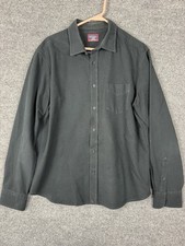 UNTUCKit Men's Slim Fit Black Long Sleeve Button-Up Shirt 100 Cotton Size XL