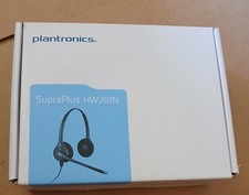 Plantronics PL-HW261N 64339-31 Wired SupraPlus Headset Cisco  Avaya Compatible