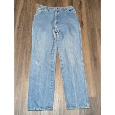 Wrangler Vintage Jeans High Waist Mom Jeans Denim Cotton Size 14 Made in USA
