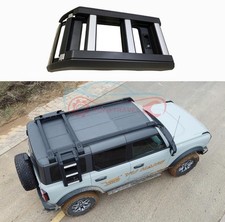 Side Roof Rack Access Ladder For 2021-2026 Ford Bronco 4door Hard Top Luggage