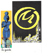 JACOBS - BLAKE & MORTIMER (MARQUE-PAGE + INVITATION VERNISSAGE 1991) NEUF