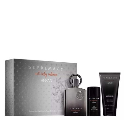 Supremacy Not Only Intense by Afnan Gift Set 3 Pcs for Men