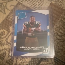 Panini 2017 Donruss Jamaal Williams #317 Green Bay Packers Rated Rookie NFL Card