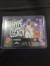 AJ Dybantsa 2025 Topps Chrome McDonald Where Hype Becomes Legacy Gold /50