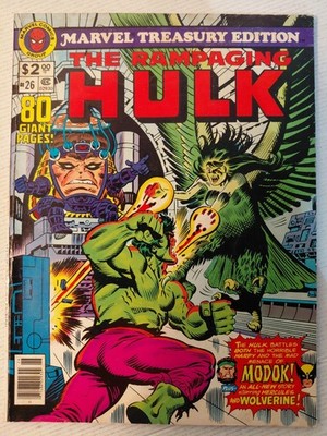 Marvel Treasury Edition (1974) #  26 (5.0-VGF) (2464583) Hulk, new Wolverine/...