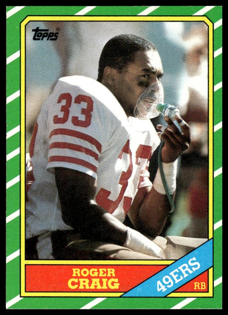 1986 Topps #157 Roger Craig San Francisco 49ers