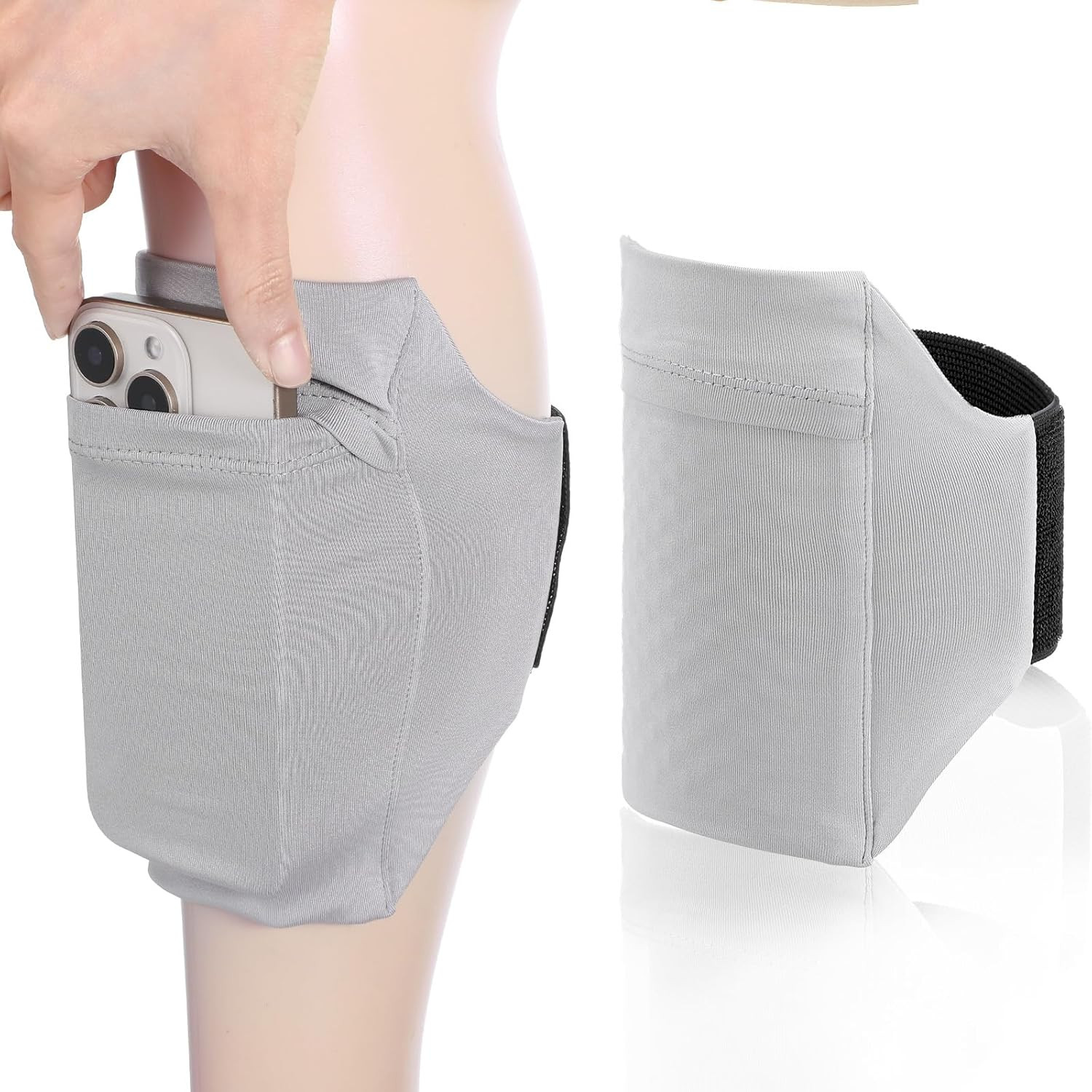 Leg Phone Holder Ankle Thigh Wallet Strap Non Slip Sports Running Pouch