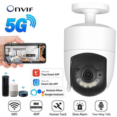 5G Tuya WIFI IP Camera 4MP 2K Wireless CCTV Smart Home Security Outdoor IR Cam