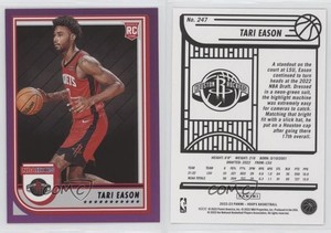 2022-23 Panini NBA Hoops Rookies Purple Tari Eason #247 Rookie RC