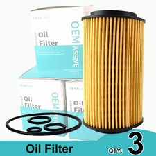 3x Engine Oil Filter For Mercedes-Benz C CLC E Class CLK A1121840025 A0011849425