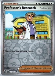 Professor's Research [Professor Oak] 122/131 Reverse Holo Common SV: Prismatic Evolutions