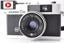 Konica C35 E&L 35mm Rangefinder Film Camera 38mm f/2.8 Meter Working Exc+5 Japan