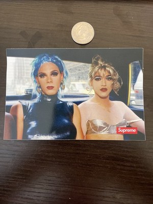 New Supreme New York Authentic Nan Goldin Misty & Jimmy Sticker Decal SS 2018