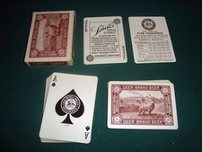 Circa 1900 August Schell Brewing Company Playing Cards, New Ulm, MN, 52+J+EC+Box
