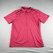 Nike Golf Polo Shirt XL Tour Performance Heather Red Dri Fit Lightweight Mens