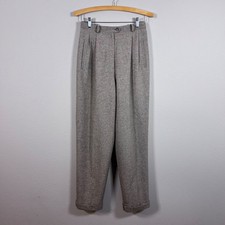 Lauren Ralph Lauren Wool Cashmere Pants Trousers Taupe Corporate Chic Women's 6