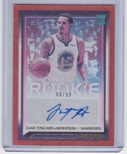 2021-22 Panini Recon Rookie Juan Toscano-Anderson #RRS-JTA Auto RC /99